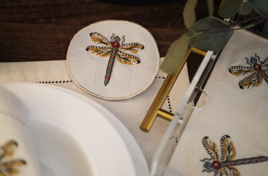 dragonfly napkins