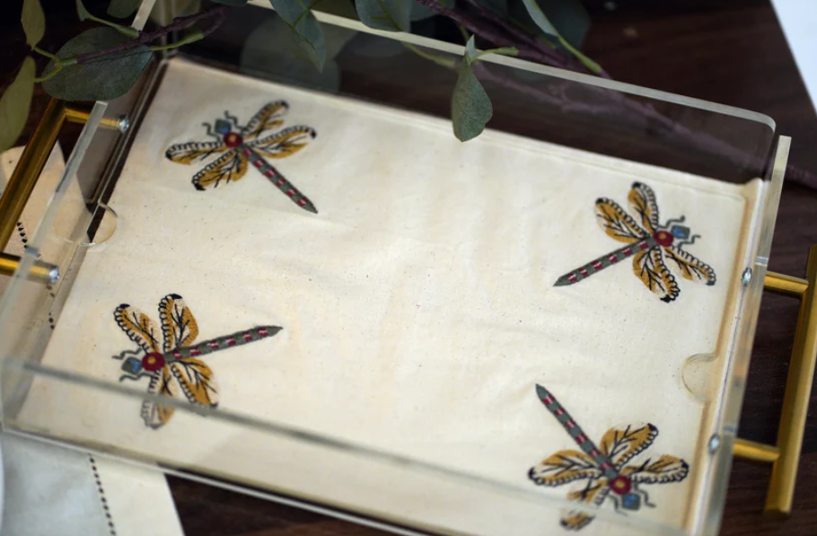 dragonfly napkins