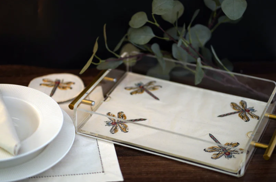 dragonfly napkins