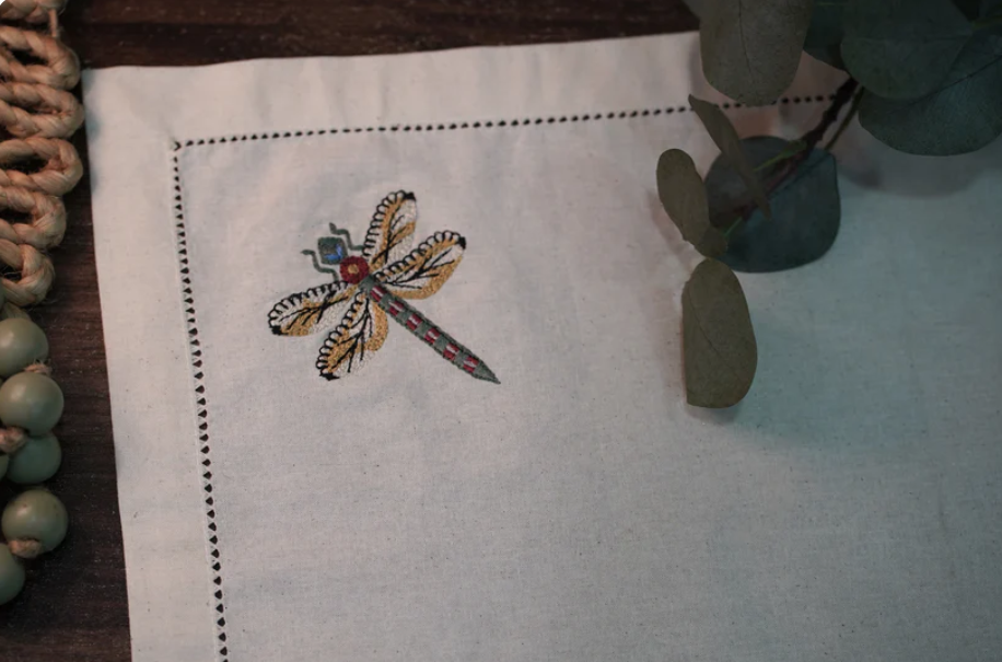 dragonfly napkins
