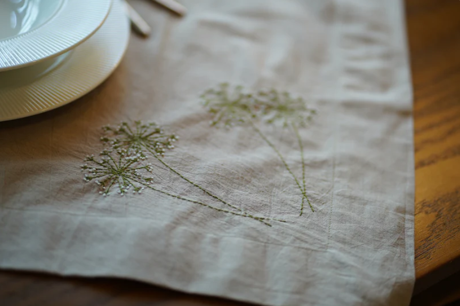 linen-blend table linens
