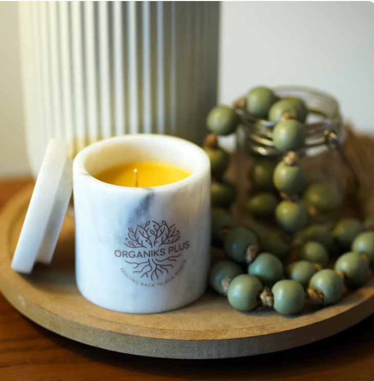 Marble BeesWax Candles