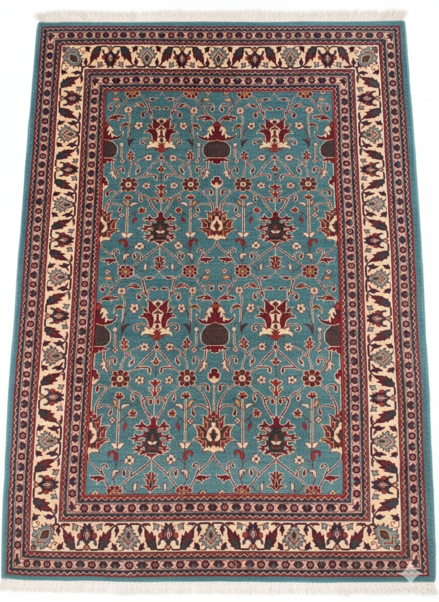 The Fīrūzah (Turquoise) Tapestry of Eternal Spring