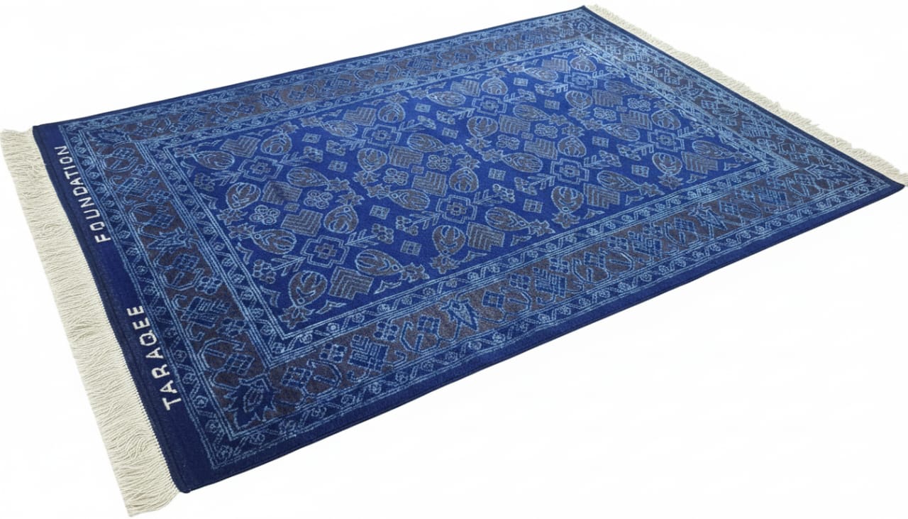 Monochromatic Deep Blue Carpet