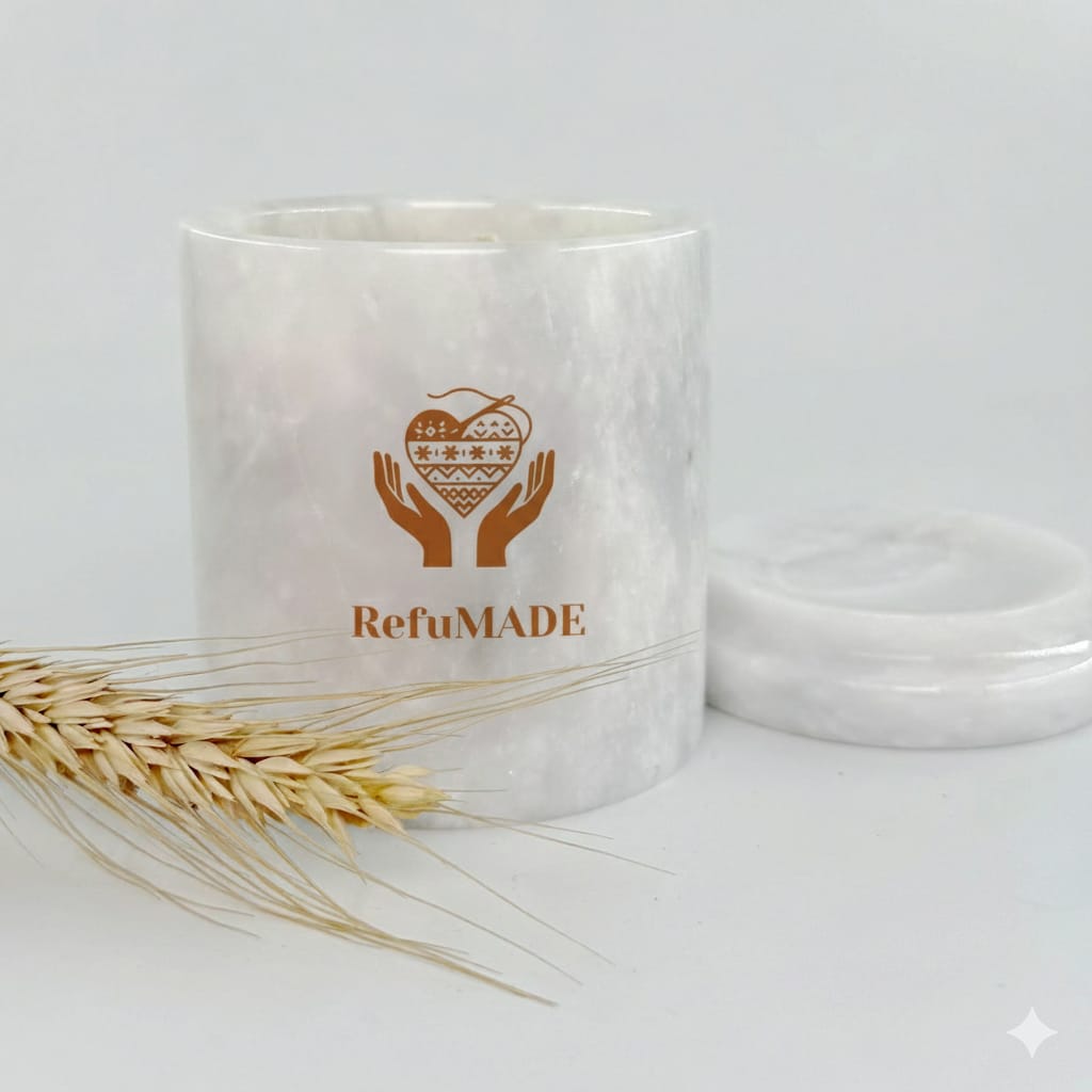 Marble BeesWax Candles